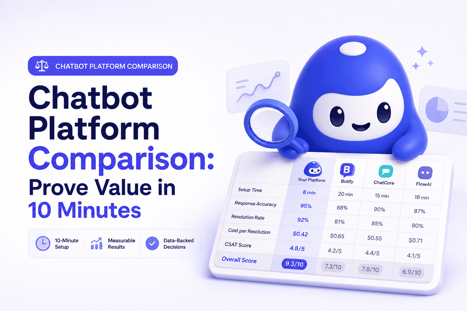 Chatbot Platform Comparison: Prove Value in 10 Minutes