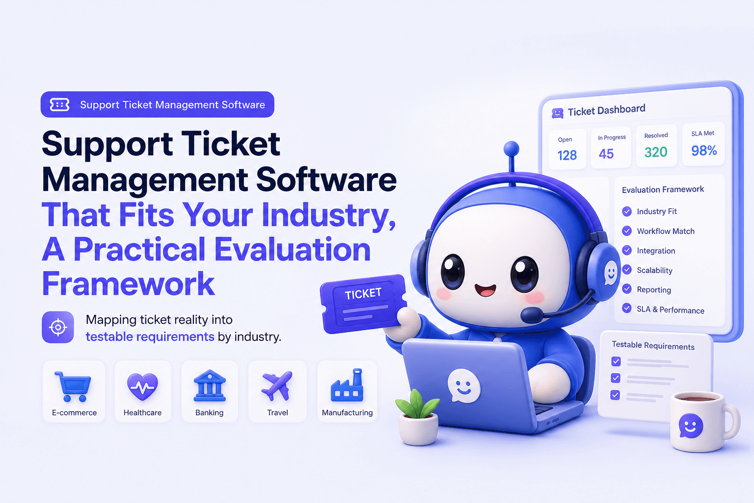 Support Ticket Management Software That Fits Your Industry, A Practical Evaluation Framework