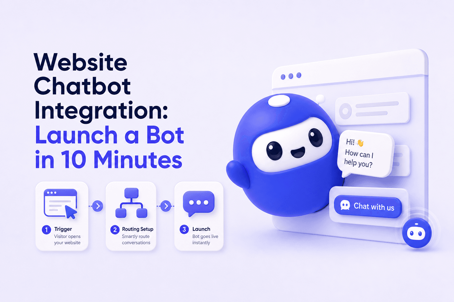 Website Chatbot Integration: Launch a Bot in 10 Minutes